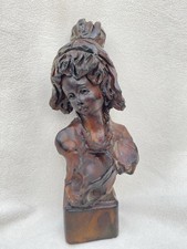 Statuette Jeune Femme Signé Paoletti 