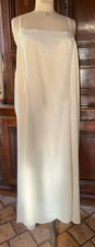 Déshabillé, chemise de jour en pure soie, grande taille  , époque Art Déco (C5)