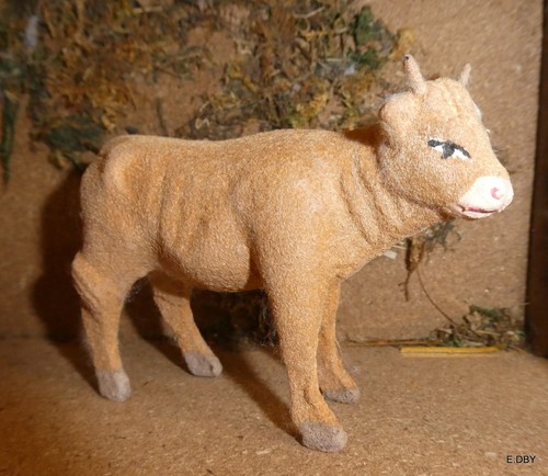 Boeuf ancien floqué devineau - ,