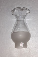 N°5 VERRE TRANSPARENT ET TRANSLUCIDE POUR PETITE LAMPE A PETROLE, ESSENCE, HUILE