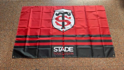 Drapeau stade toulousain - drapeau, neuf