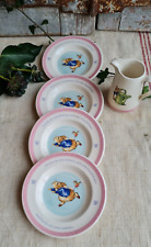 ANCIENNE DINETTE ASSIETTES WEDGWOOD PETER RABBIT JOUET POUPEE JUMEAU