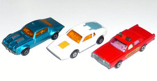 Lot MATCHBOX SUPERFAST PONTIAC FIREBIRD SAAB MERCURY 1/64 Model Cars VINTAGE