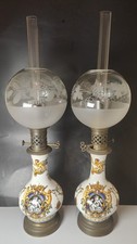 Paire De Lampes Pétrole À
