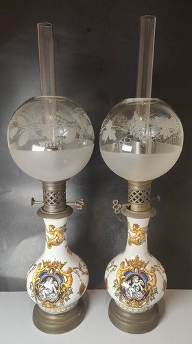 Paire lampes pétrole à - paire,