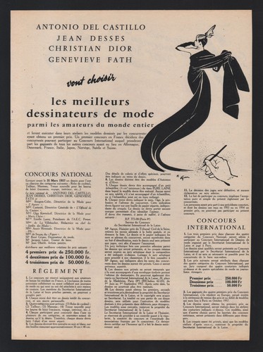 Publicité 1957 concours - publicité,