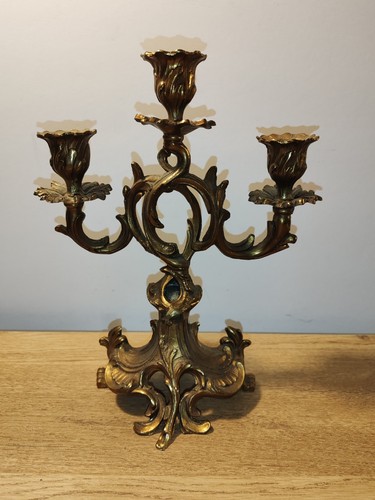 Ancien chandelier bougeoir - ancien,
