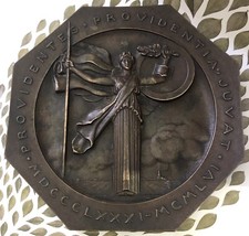 MEDAILLE PLAQUE EN BRONZE