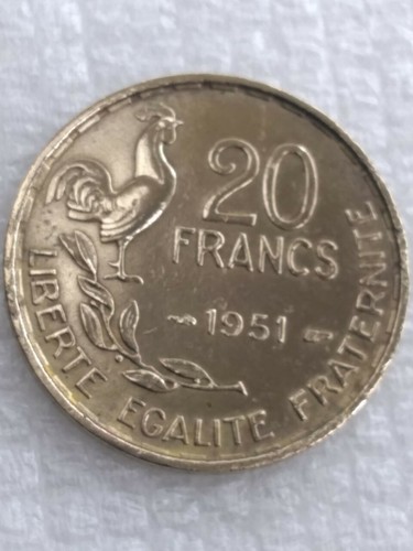 Pièce france 20 francs - france,,