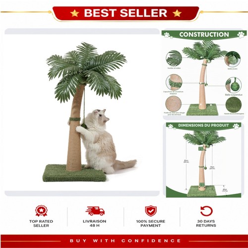 Arbre chat palmier cm - arbre, 92