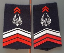 Fourreaux Mle 1990 Brigadier Chef TRAIN Uniforme  France ORIGINAL épaulettes