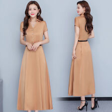 Femme Satin Robe Maxi Faux