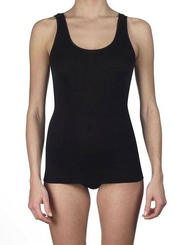 Top spalla larga nero 562 - nero,