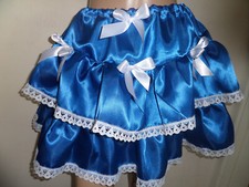 ADULT SISSY  ROYAL BLUE FRILLY