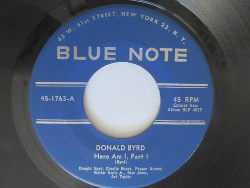 Donald byrd here am - am, blue