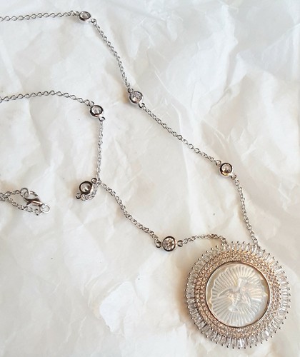 Collier rétro argent - collier, 925/1000