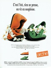  Publicité Advertising 0222 1990 chaussures  été détente Arche