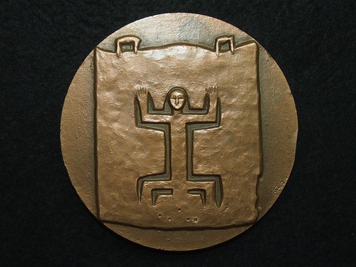 Medaille art bronze - art,