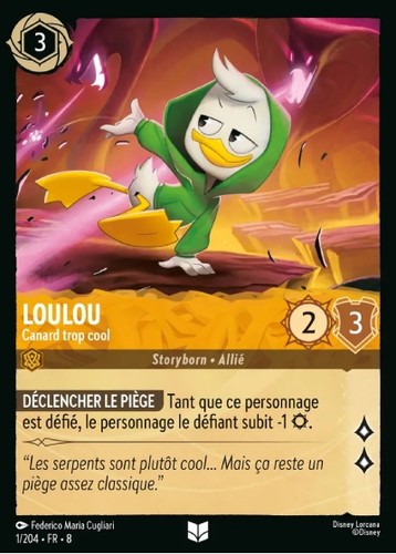 Lorcana loulou canard trop - loulou,