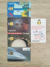 Lot De 5 Télécartes, Cartes
