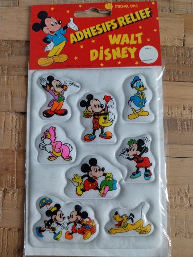 Adhésifs relief walt disney - walt,