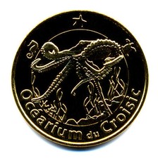 44 LE CROISIC Océarium, Pieuvre, 2017, Monnaie de Paris