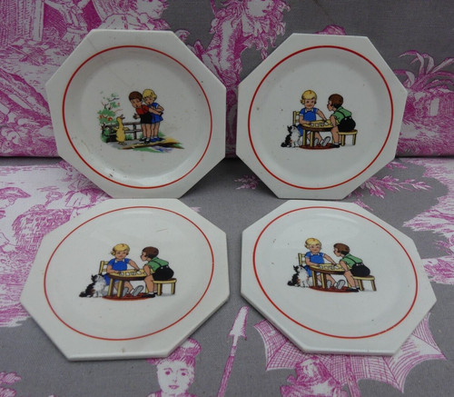 Gien assiettes plates - gien,