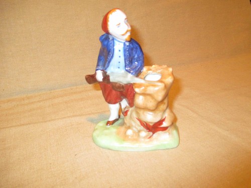 Ancien encrier porcelaine - ancien, en