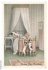 BL-BFP1-0083-CHROMOS - CHOCOLAT VAN HOUTEN - Jeune fille dans son lit avec des