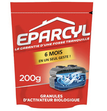 Eparcyl 6 mois traitement Activateur Biologique Fosses Septique 200g Sans Odeurs