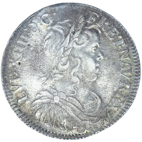 Louis xiv demi écu - Écu, la