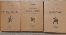 LOT DE 3 LIVRES JULES VALLES EDITIONS GRUND DE 1950 (trilogie)