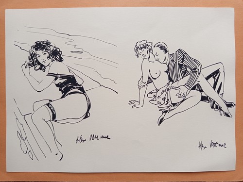 Alex varenne double dessin - alex,