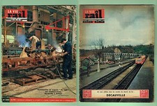 Revues La Vie du Rail n° 447, 983, 1954-65, Decauville, Trains Wagons Locomotive