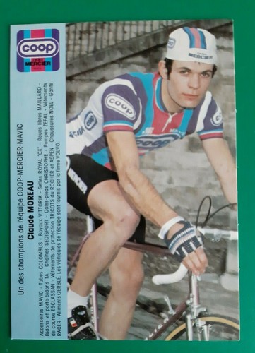 Cyclisme carte cycliste claude - carte,