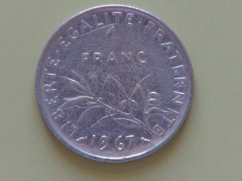 Pièce franc 1967 - de,