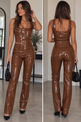 Commando faux patent leather - patent,