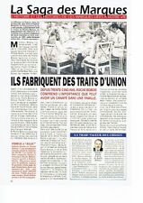 PUBLICITE ADVERTISING 126  1995  la Saga  Meubles Roche Bobois Mr Philippe Roche