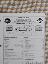 Nissan Terrano 2.7 Td Turbo Diesel 2664 Cc Fiche Technique Reglatech 1991 6 Page