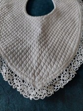 Bavoir de bébé coton piqué