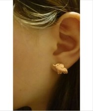 Boucle d'oreille doré or fin