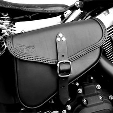 Sacoche de moto en cuir, sac