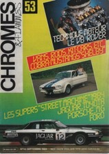 CHROMES & FLAMMES 53 JAGUAR XJS TWR SHELBY MUSTANG GT350 MG METRO TURBO