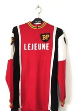 BP Lejeune Wool Mix Vintage Jersey Campagnolo C  Merckx Anquetil Fausto Coppi