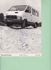  photo de presse / press photo original Renault Trafic 4x4 10/1984