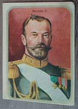 Carte Image ancienne BISCOTTES MARTIN Nicolas II Tsar de Russie fils alexandre