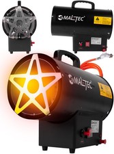 Chauffage au gaz MalTec avec ventilateur 25 kW GAS-2500Wt ventilateur de chau...