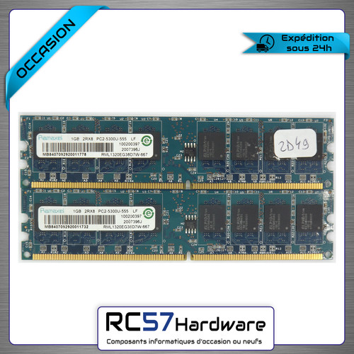 Mémoire ddr2 ramaxel - pc, 2gb
