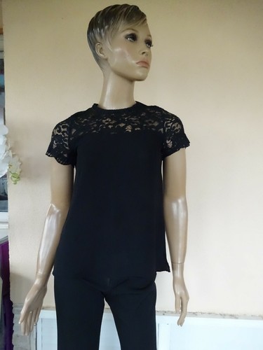 Haut blouse tunique dentelle - blouse,