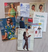 6 patrons de couture vintage